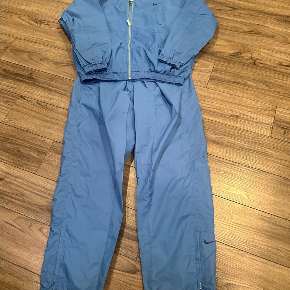 Nike Blue Track Pants with Elastic Waist